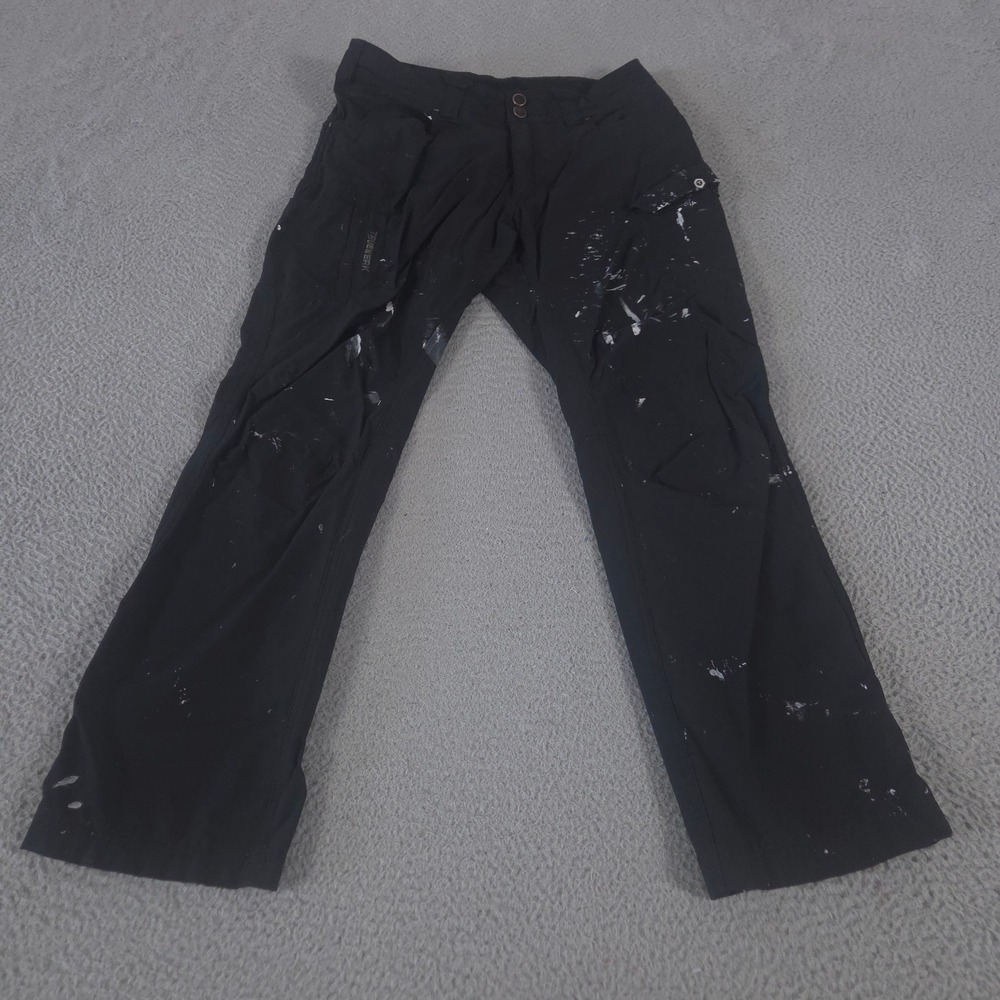 Truewerk Pants Mens 32x30 Black T2 Straight Leg Stretch Utility Cargo Workwear